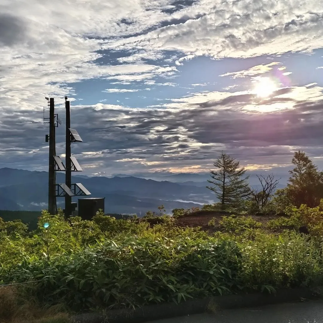 草津の山の上からの風景🚗⛰️🌄